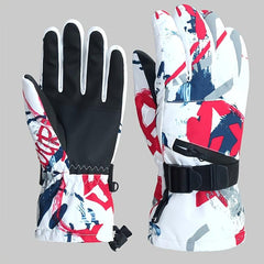 Winter Ski Gloves Waterproof Warm Touch Screen Cycling Gloves