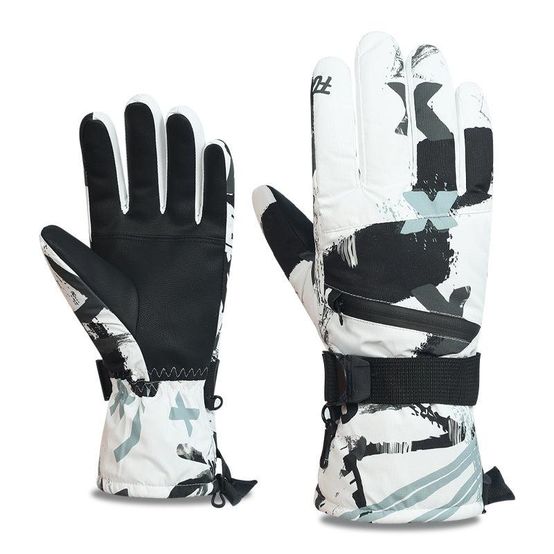 Winter Ski Gloves Waterproof Warm Touch Screen Cycling Gloves