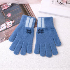 Men's Winter Warm Gloves Pointer Knitted Wool Gloves Men's Cold Proof