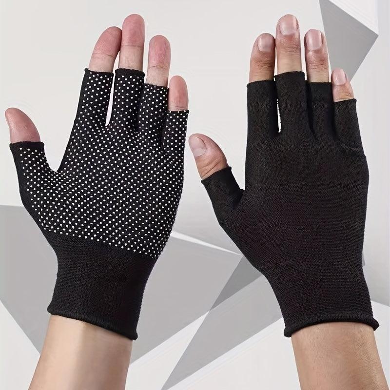 Anti Slip Breathable Five Finger Gloves for Cycling and Driving
