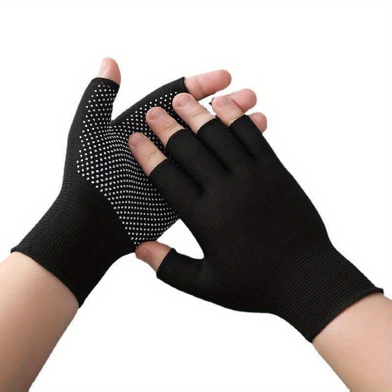 Anti Slip Breathable Five Finger Gloves for Cycling and Driving