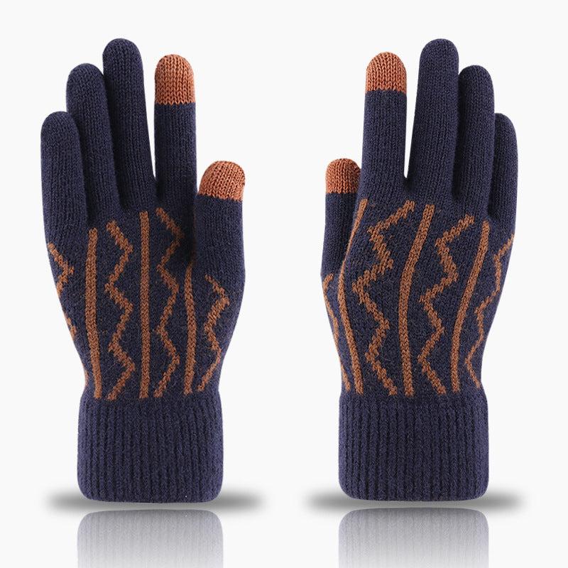 Winter Touchscreen Knit Gloves for Men