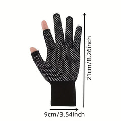 Anti Slip Breathable Two Finger Gloves for Outdoor Activities