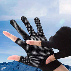 Anti Slip Breathable Two Finger Gloves for Outdoor Activities