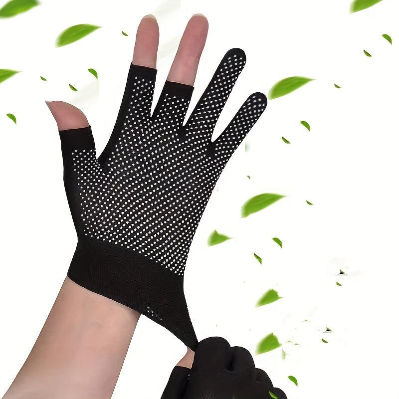 Anti Slip Three Finger Gloves for Cycling and Driving