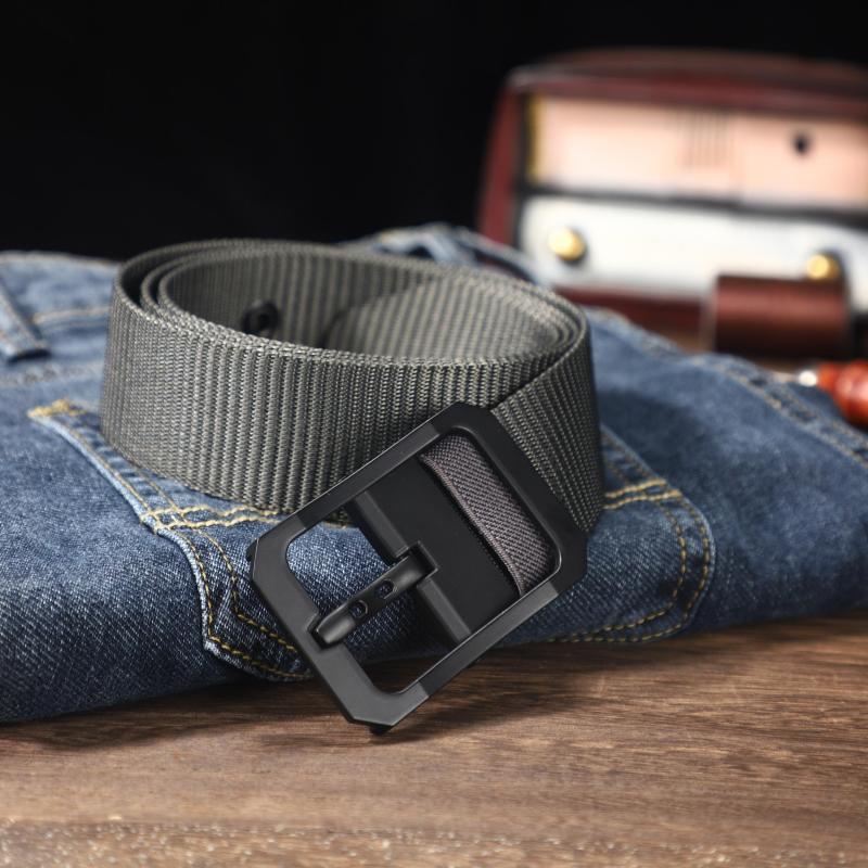 Adjustable Cut Pin Buckle Leather Belt All match Casual Jeans Belt
