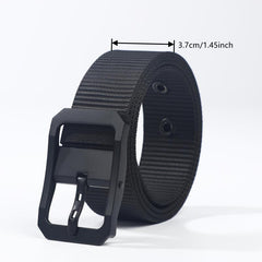 Adjustable Cut Pin Buckle Leather Belt All match Casual Jeans Belt