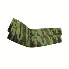 Outdoor Ice Silk Sunscreen Arm Sleeves for Riding Fishing