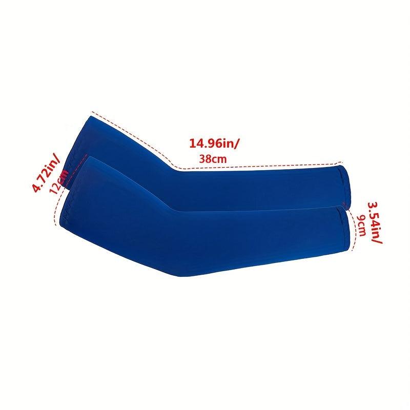 Outdoor Ice Silk Sunscreen Arm Sleeves for Riding Fishing