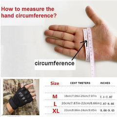 Half Finger Tactical Gloves for Men, Military Hiking Cycling Sports Gloves