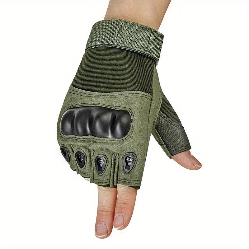 Half Finger Tactical Gloves for Men, Military Hiking Cycling Sports Gloves