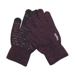 Winter Gloves Touch Screen Non Slip Thermal Soft Knit Lining Gloves