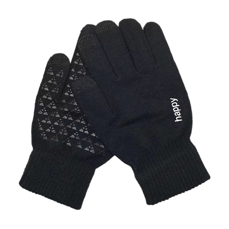 Winter Gloves Touch Screen Non Slip Thermal Soft Knit Lining Gloves