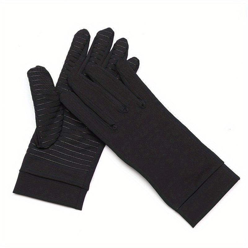 Copper Fiber Full Finger Health Care Gloves