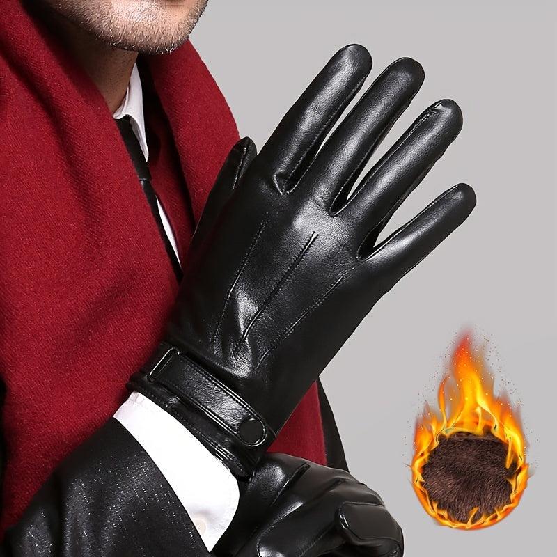 Men's Winter Thermal Touch Screen Gloves Waterproof & Cold Protection