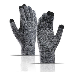 Unisex Winter Knitted Wool Gloves Touch Screen Warm