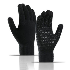 Unisex Winter Knitted Wool Gloves Touch Screen Warm