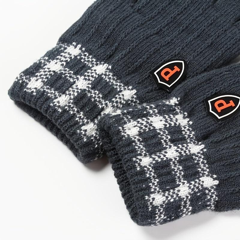 Touch Screen Plus Fleece Warm Gloves Mittens