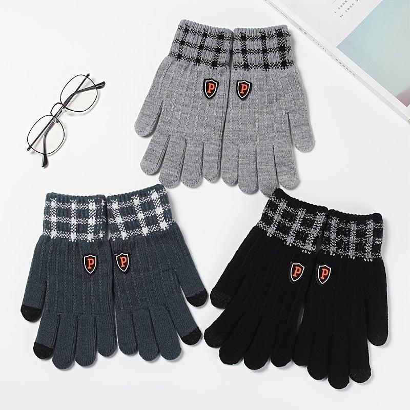 Touch Screen Plus Fleece Warm Gloves Mittens