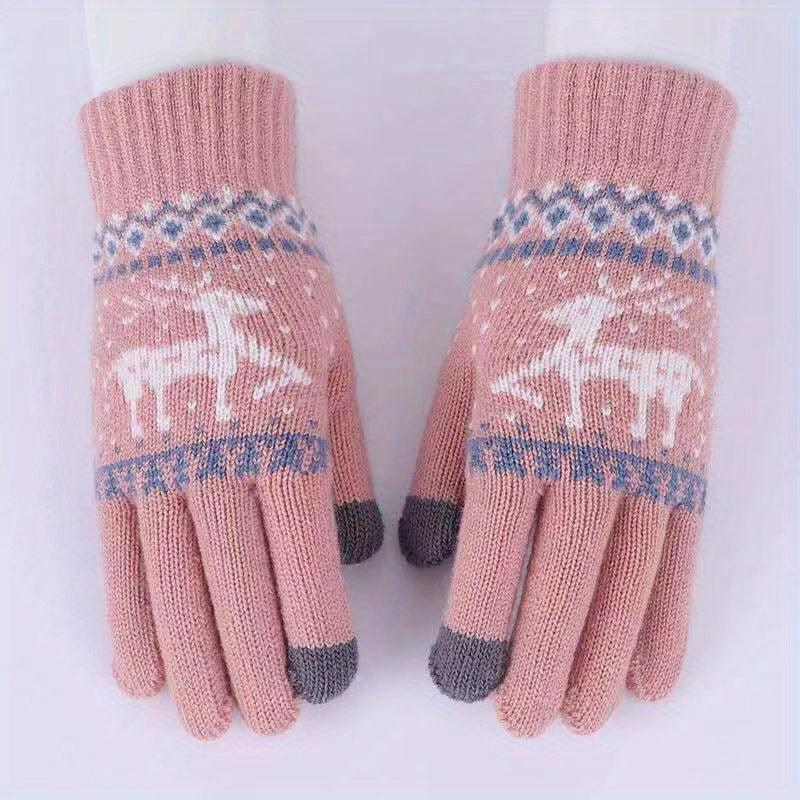 Winter Warm Touch Screen Cycling Knitted Gloves