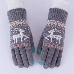 Winter Warm Touch Screen Cycling Knitted Gloves