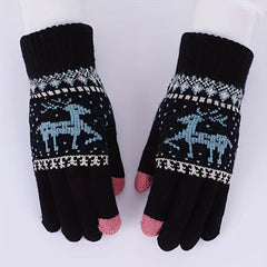 Winter Warm Touch Screen Cycling Knitted Gloves