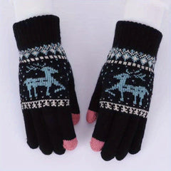 Winter Warm Touch Screen Cycling Knitted Gloves
