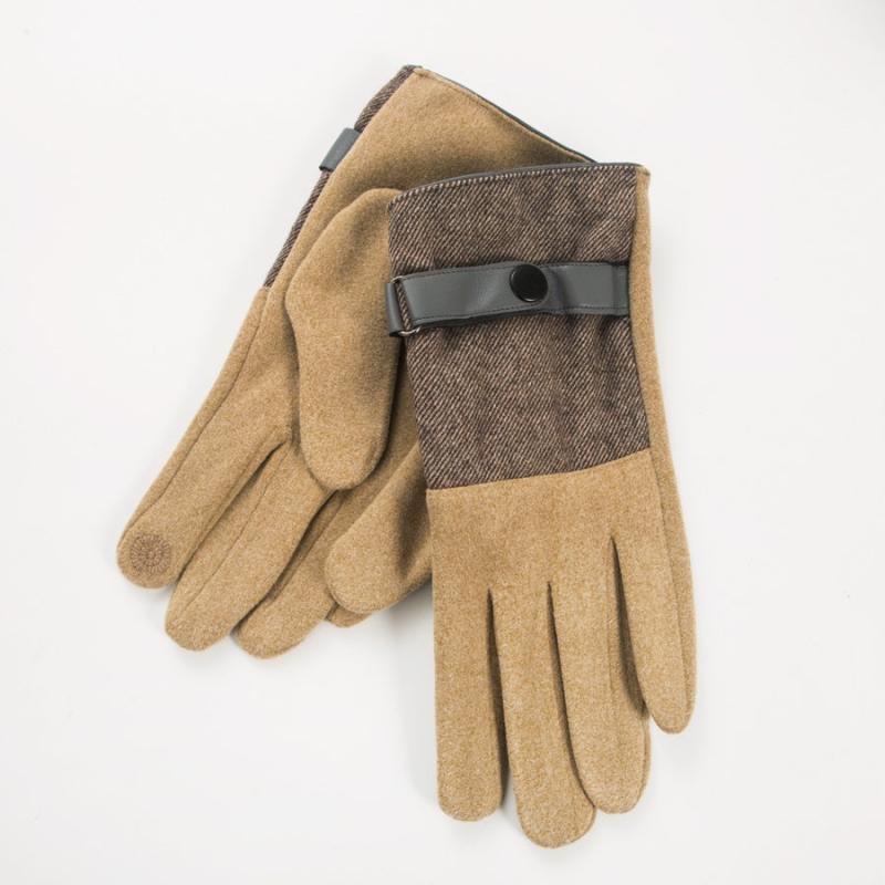 Men's Warm Outdoor Cycling Gloves Touch Screen Cold-proof Finger Gloves