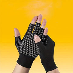 Anti Slip Half Finger Gloves for Outdoor Activities - 1 Pair