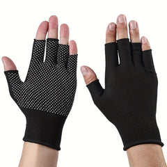 Anti Slip Half Finger Gloves for Outdoor Activities - 1 Pair