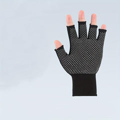 Anti Slip Half Finger Gloves for Outdoor Activities - 1 Pair
