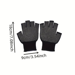 Anti Slip Half Finger Gloves for Outdoor Activities - 1 Pair