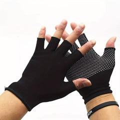 Anti Slip Half Finger Gloves for Outdoor Activities - 1 Pair