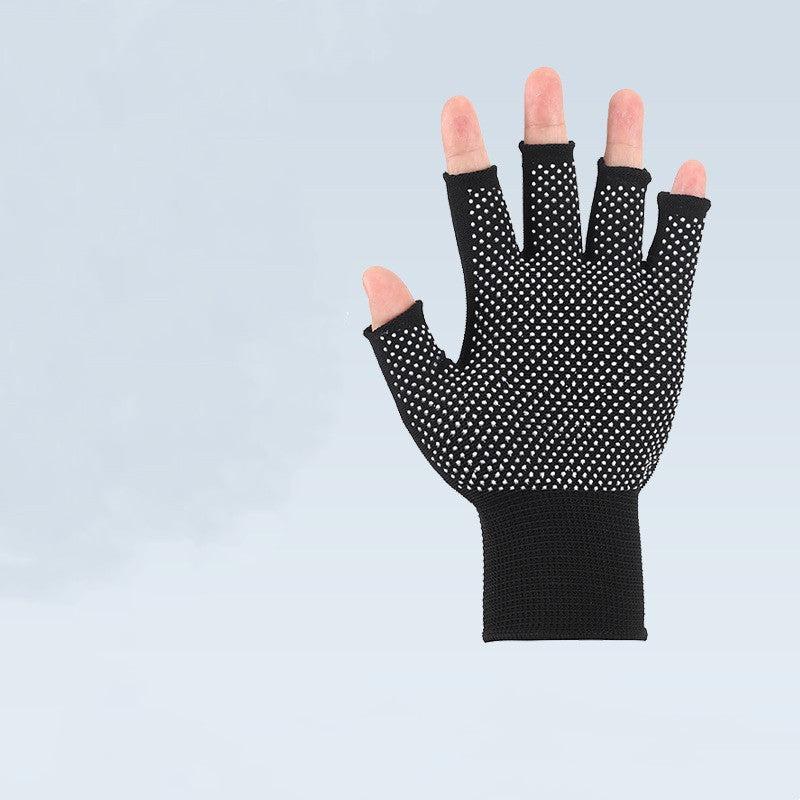 Anti Slip Half Finger Gloves for Outdoor Activities - 1 Pair