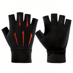 Men's Summer Sunscreen Gloves Thin Breathable Non-Slip Ice Silk