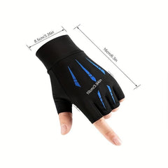 Men's Summer Sunscreen Gloves Thin Breathable Non-Slip Ice Silk