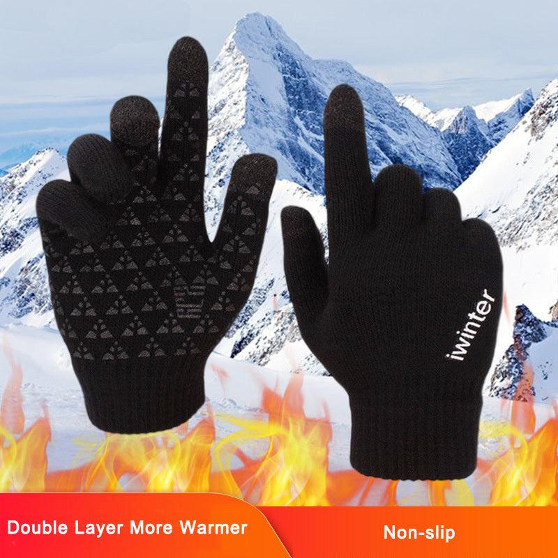 Men's Winter Cycling Windproof Touchscreen Gloves