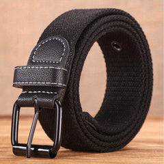 Thickened Canvas Belt Casual Buckle Jeans Belt