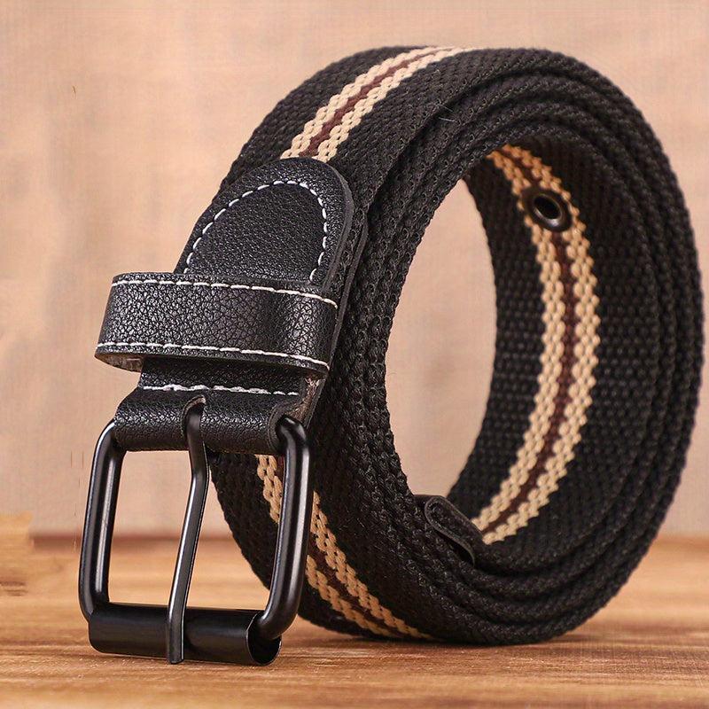 Thickened Canvas Belt Casual Buckle Jeans Belt