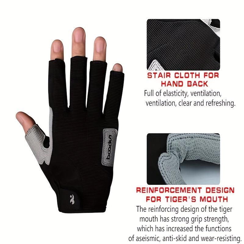 Sailing Training Gloves Half Finger Mountaineering Climbing Gloves