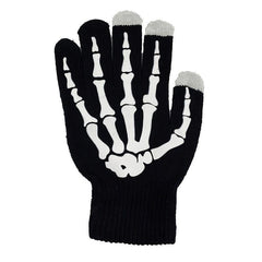 Halloween Skull Claw Touch Screen Gloves Non slip Winter Warm Men's Gloves