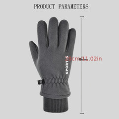 Men's Winter Fleece Touch Screen Cycling Ski Gloves