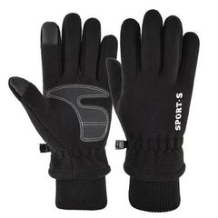 Men's Winter Fleece Touch Screen Cycling Ski Gloves