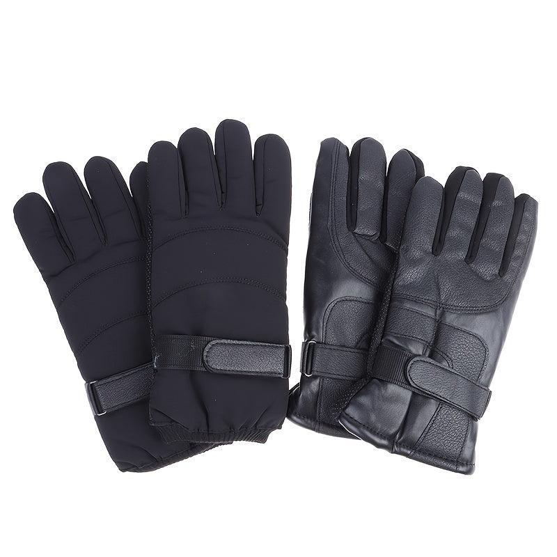 Men's Waterproof Oven Gloves Ski Riding Windproof Gloves