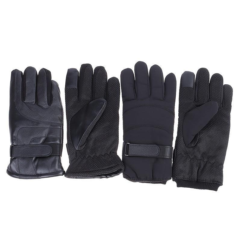 Men's Waterproof Oven Gloves Ski Riding Windproof Gloves