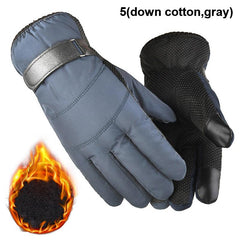 Men's Waterproof Oven Gloves Ski Riding Windproof Gloves