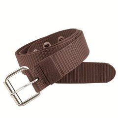 Canvas Belt Grommet Eyelet Rivet Jeans Belt For Men