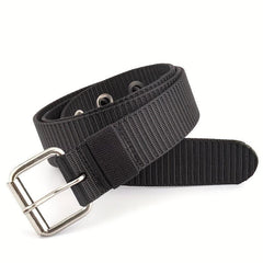 Canvas Belt Grommet Eyelet Rivet Jeans Belt For Men
