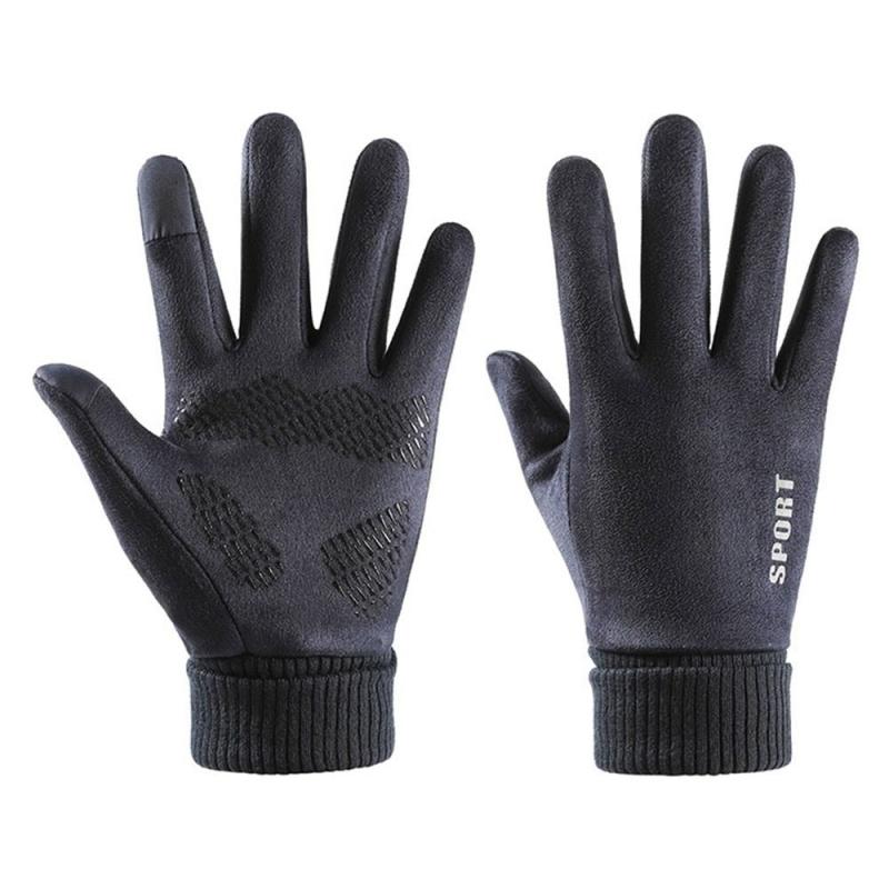 Men Winter Waterproof Cycling Gloves Outdoor Sports Running Motorcycle Ski