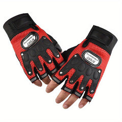 Half Finger Gloves Motorcycle Summer Fingerless Gloves Racing Riding